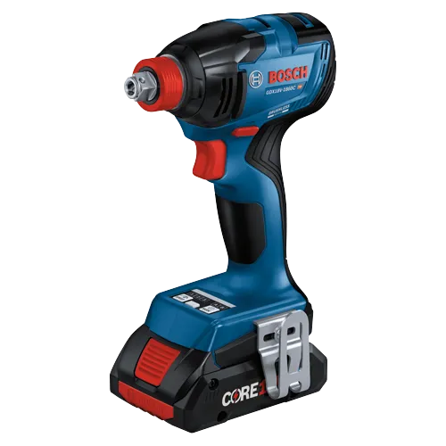 Bosch GDX18V-1860C atornillador de impacto inalámbrico con motor sin escobillas.