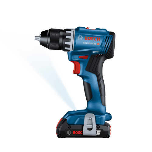 Bosch GSR18V-400 HD taladro con motor sin escobillas y 2 Ah