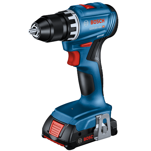 Bosch GSR18V-400 HD taladro atornillador a batería.