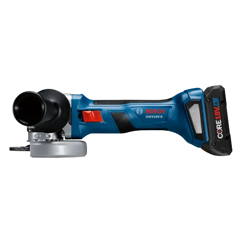 Bosch GWX18V-8, Core 18V 4Ah, amoladora angular a batería.