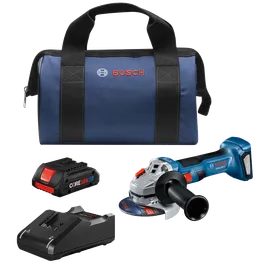 bosch cordless 18v AMPshare CORE18V angle grinder battery charger bag kit