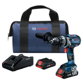 Bosch GSR18V-975C HD taladro con bolsa, cargador y batería CORE18V 4Ah.