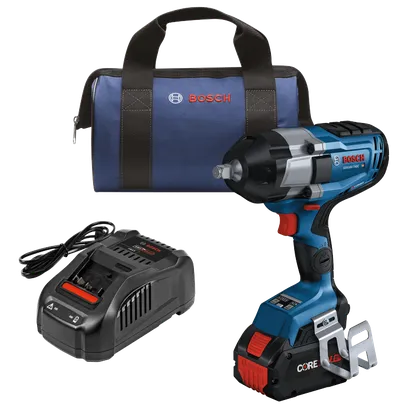 Bosch GDS18V-740C HD kit de llave de impacto, CORE18V y cargador.