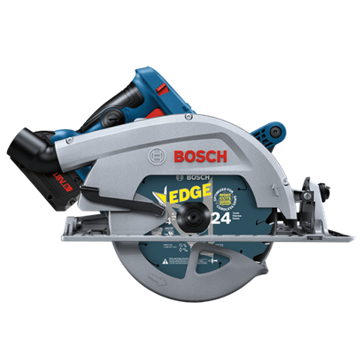 Sierra circular a batería Bosch, con 24 dientes.