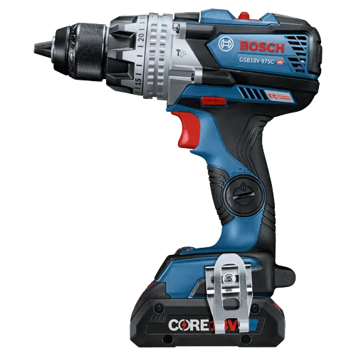 Bosch GSB18V-975C HD taladro percutor a batería con batería CORE18V.
