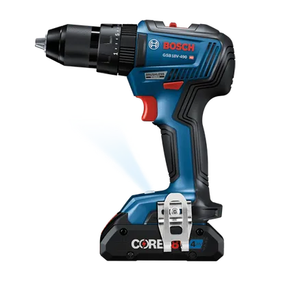 Bosch GSB 18V-490 HD taladro percutor a batería con motor sin escobillas, batería Core 8Ah.