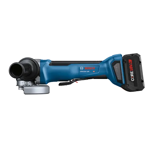 Amoladora angular Bosch GWS18V-10P, batería Core18V 8Ah.
