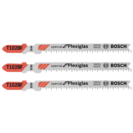 Hoja sierra de calar T 102 H Clean for PVC - Bosch Professional