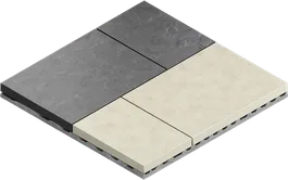 Ícono de material para azulejo duro.
