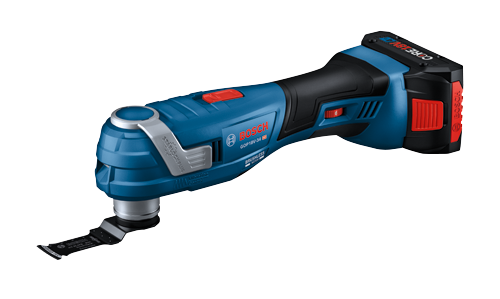 Bosch GOP18V-34 HD herramienta multifunción oscilante, con STARLOCK PLUS, MOTOR BRUSHLESS y hoja CURVED-TEC AIZ 32 APB BIM.