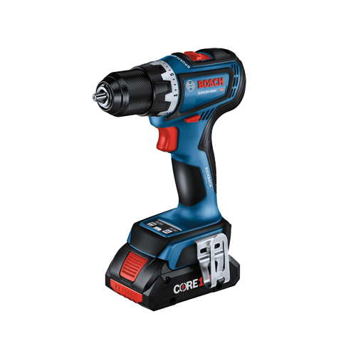 Bosch GSR18V-800C HD taladro inalámbrico con ajustes para brocas de 1/16-1/2 pulgada.