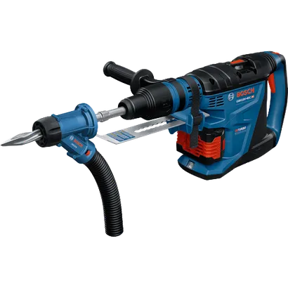 Rotomartillo GBH18V-40C de 18V de Bosch con el acoplamiento de recolección de polvo ranurado HDC310 SDS max®.