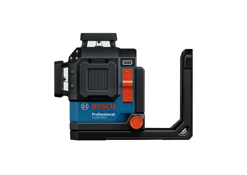 Nivel láser Bosch Professional GLL330-80CG con interruptor de encendido/apagado.