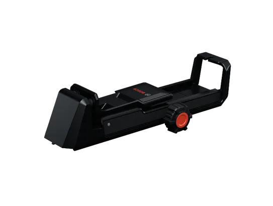 Herramienta negra Bosch con detalles rojos, logotipo Bosch en la parte superior.