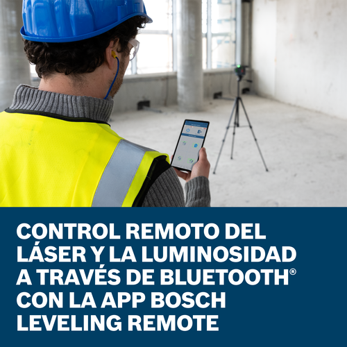 Bosch GLL330-42CGL green beam line laser model on feature claims images.
