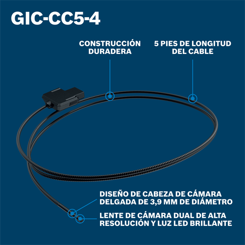 Bosch GIC-CC5-4 camera cable inspection on on walkaround view.