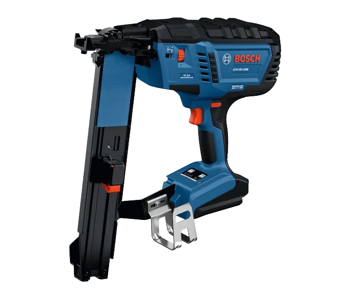 Bosch GTH18V-50M Grapadora de corona mediana de 16 GA con motor sin escobillas.