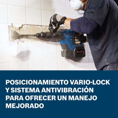 Martillo demoledor Bosch GSH18V5L, imagen de información del producto para la sección visible.