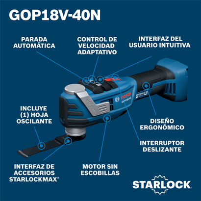 Bosch cordless oscillating multi-tool model product information ATF image.