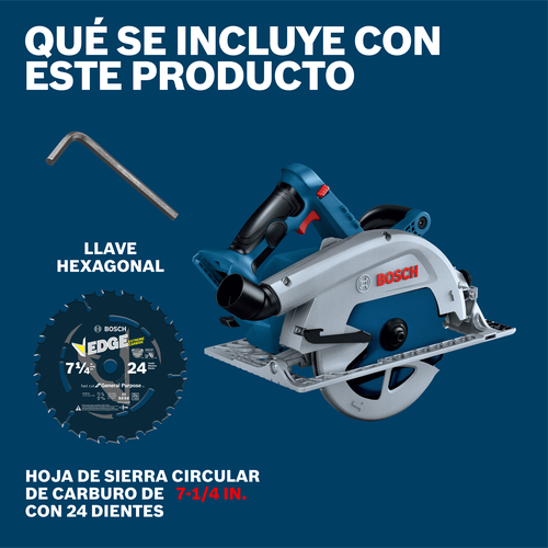 Bosch circular saw GKS18V-25GN model product information ATF image.