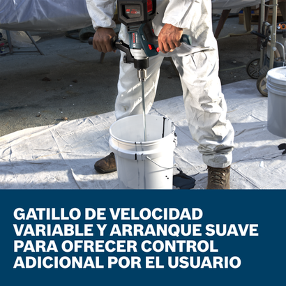 Mezclador de lodo Bosch GRW18V-120N, imagen de información del producto para la sección visible.