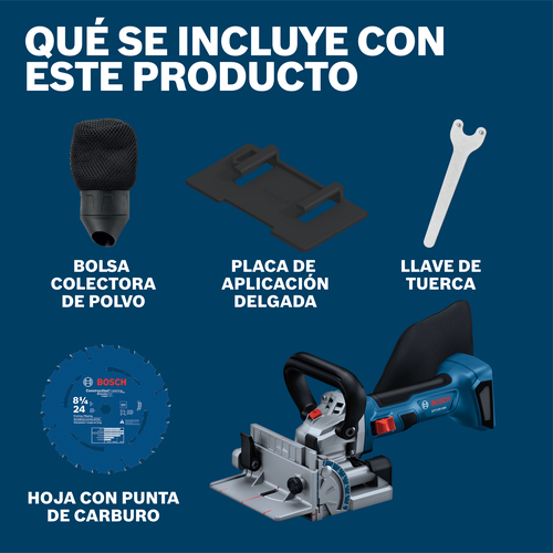 Bosch biscuit joiner GFF18V-086N model product information ATF image.