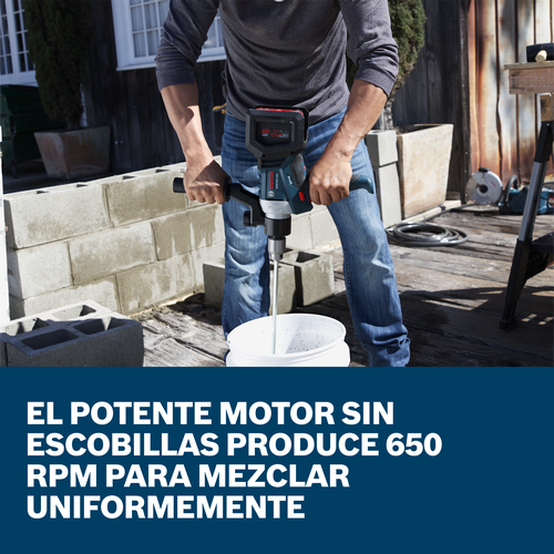 Mezclador de lodo Bosch GRW18V-120N, imagen de información del producto para la sección visible.