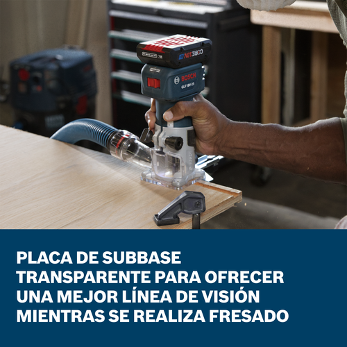 Bosch cordless trim router GLF18V-25N
model product information ATF image.