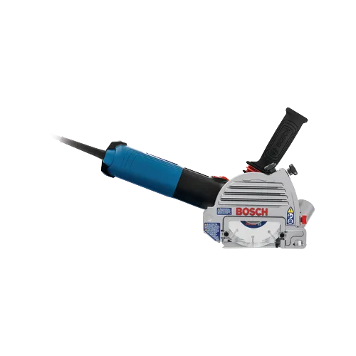 Bosch GDS18V-330C amoladora para juntas vista lateral sobre fondo blanco.