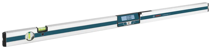 Nivel digital Bosch Professional GIM 120 con pantalla digital que muestra 0,00°.