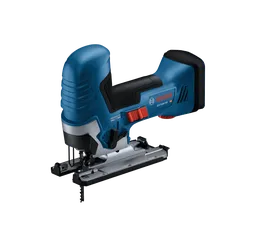 Bosch GST18V-50 HD sierra de calar a batería, con texto "BRUSHLESS MOTOR".