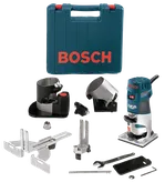 Kit de fresadora Colt Bosch y accesorios.
