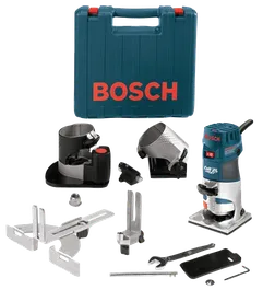 Kit de fresadora Colt Bosch y accesorios.