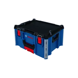 Caja mediana Bosch L-BOXX 322 para contratistas, imagen del producto sobre fondo blanco.
