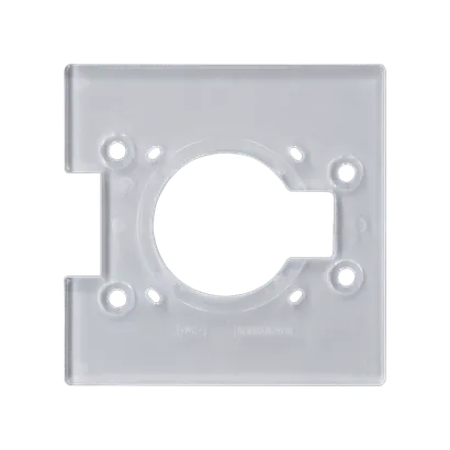 Bosch GKFSQ01 Palm Router Square Subbase on a white background.