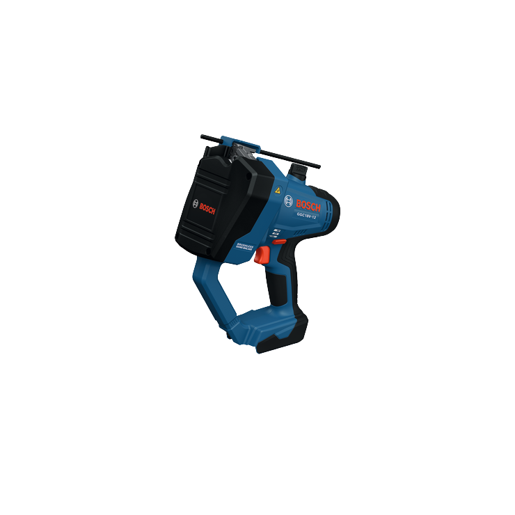 Cortador de varilla roscada sin escobillas Bosch GGC18V-12N Brushless de 18 V sin batería, sobre un fondo blanco.