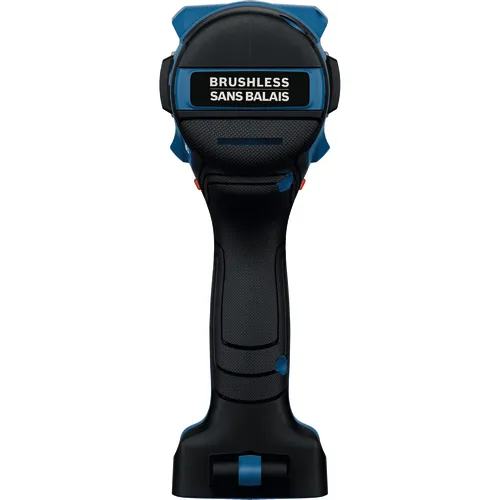 La llave de impacto Bosch GDS18V-780 de 18 V sin escobillas, de torque medio, sin batería, mostrada en vista posterior sobre fondo blanco.