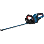 Podadora de setos Bosch GHE18V-60-2 18V de 24" sin batería sobre un fondo blanco.