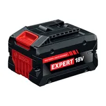 Imagen dinámica del producto de la batería Bosch EXBA18V-80 EXPERT 18V de iones de litio de 8 Ah de alta potencia.