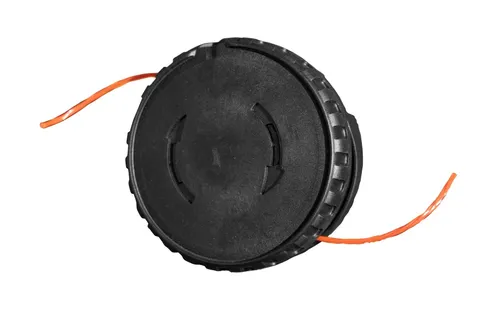 Imagen de la bobina de la desbrozadora de hilo Bosch GRT18V-40N de 18 V sin escobillas sobre un fondo blanco.