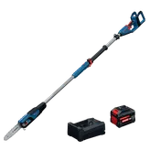 The Bosch GKE18V-25TPN18X 18V 10 In. Pole Chainsaw (Kit) on the product image dynamic view.