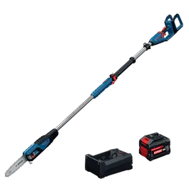 The Bosch GKE18V-25TPN18X 18V 10 In. Pole Chainsaw (Kit) on the product image dynamic view.