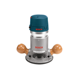 Product Image Dynamic of Bosch 1617EVS 2.25 HP VS Fixed-Base Router on a white background.