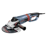Product Image Dynamic of Bosch 1994-6D 9" Professional Angle Grinder - No Lock-on on a white background.