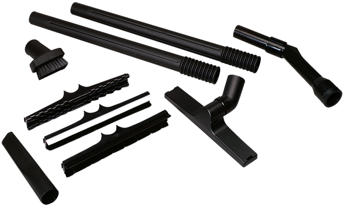 Product Image Dynamic of Bosch VAC011 6-pc. Vacuum Tube and Nozzle Kit on a white background.