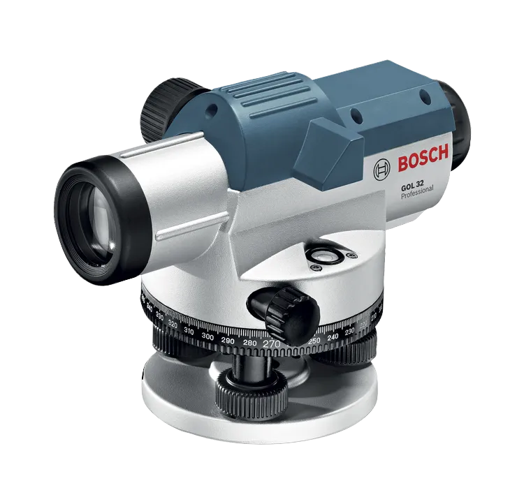 Product Image Dynamic of Bosch GOL 32 Automatic Optical Level on a white background.