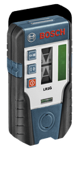 Product Image Dynamic of Bosch LR1G 500 Ft. Green-Beam Rotary Laser Receiver on a white background.