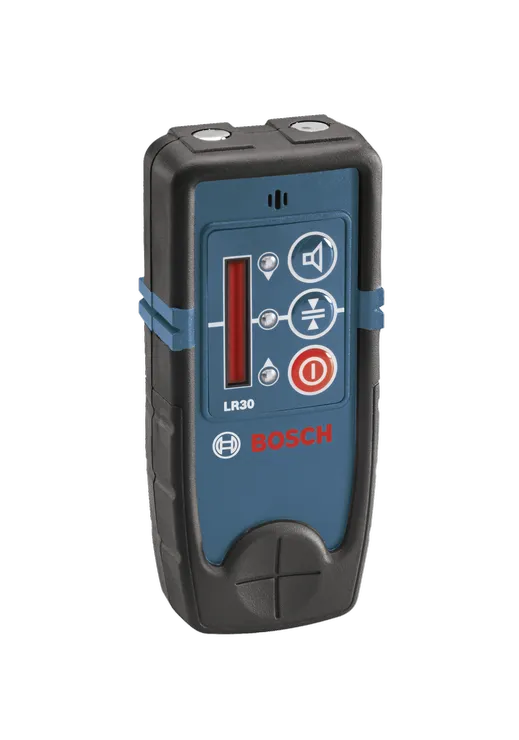 Product Image Dynamic of Bosch LR30 500 Ft. Red-Beam Rotary Laser Receiver on a white background.