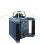 Product Image Dynamic of Bosch GRL 300 HVG Green-Beam Rotary Laser on a white background.