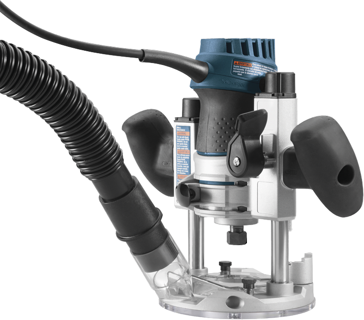Product Image Dynamic of Bosch PR012 Palm Router Attachment on a white background.